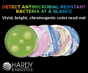 用Hardy发色介质一目了然地检测抗微生物抗性细菌